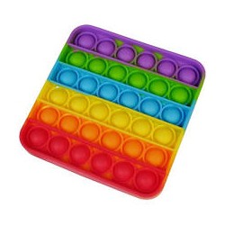 Антистресова сенсорна іграшка Pop It, Pop It Square Rainbow