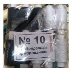 Нитки 10 черно-белые 10шт:
