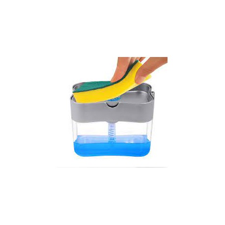 Органайзер для мочалок с дозатором мыла Soap Pump