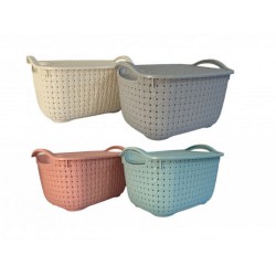 Кошик для зберігання з кришкою пл. прямокут. (25*18*14,5)37300