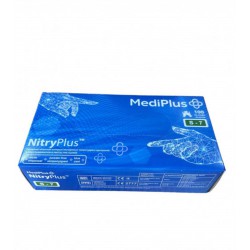Рукавички Luximed Nitril сині розмір L 00-21711