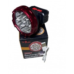 Ліхтарик на голову пл. перезаряджаємий з USB в кор.00-36803