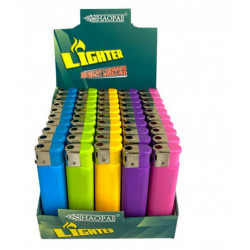 Зажигалка flame упк. 50 шт. цветная резиновая 00-13030