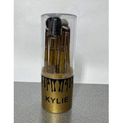 Кисти-щеточки д/макияжа 11шт, 15см, KYLIE, колба, 5.8*16см 00-L0022