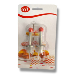 Дозатор для бутылки металлопл. 2шт на листе 9см00-38245