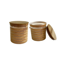 Банка для сыпучих продуктов пл. кругл.(10*9,5)00-07620