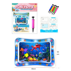 Надувной игровой развивающий водный коврик Baby Water Play Mat (50*69) 00-38822