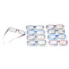 Очки для чтения +1.5 до +4.0, G.Steve, прямоугольная оправа с вставками 00-S804 (300)