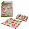 Рушник кух. з рис - ромашки (30 * 30) см 5шт в наб. 00-03140(400)
