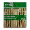 Прищіпка NoZ-20-70 (NoZ-20) бамбук 20шт в кл.6cm (250)